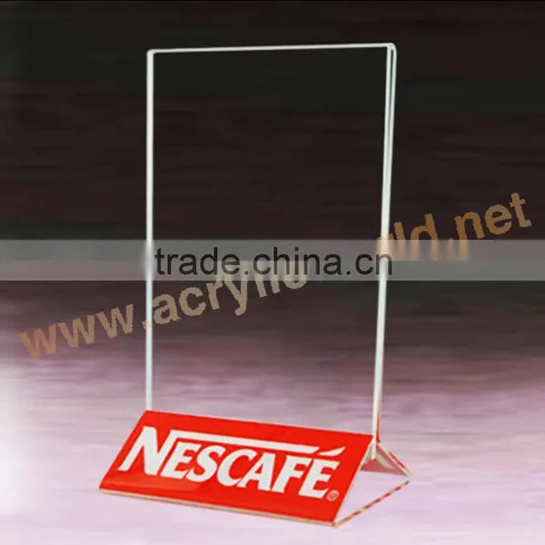 a5 T Shape Acrylic Menu Holder photo-3