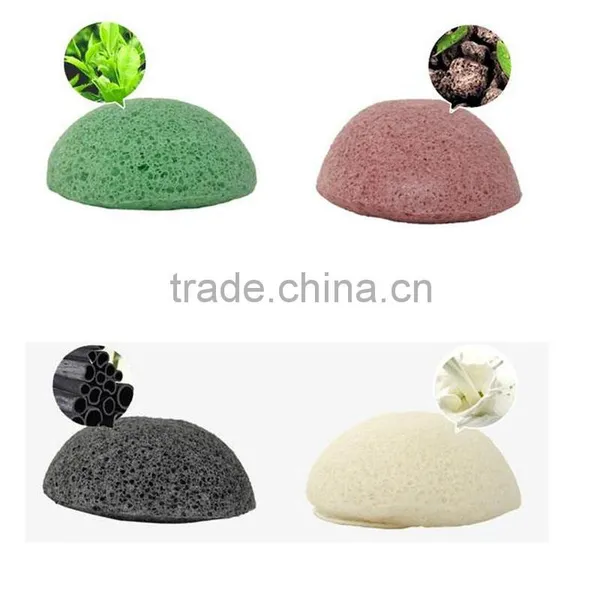 Pure Konjak Material for Face Cleaning Beauty Facial Clean Sponge photo-3