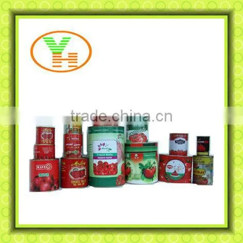 Tomato Paste Can Sizes,70g Fresh Brix 28-30% Cold Break Canned Tomato Paste