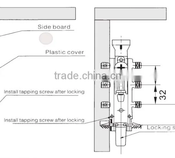 Concealed Wall Hanging Cabinet Hanger Bracket photo-2