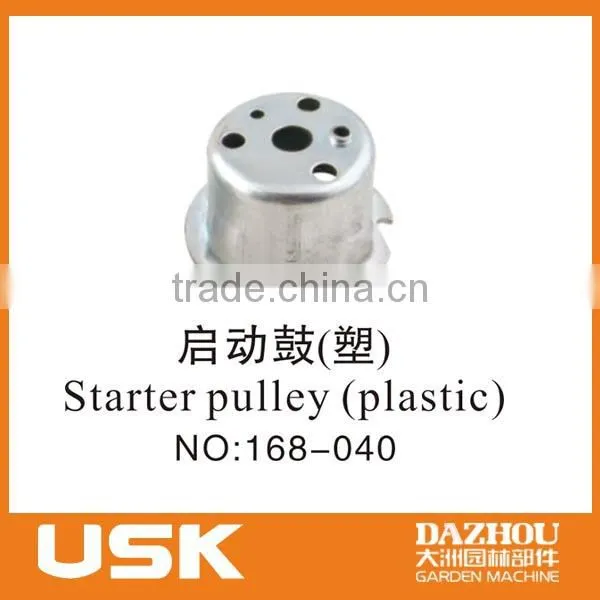 Starter pulley(plastic) for USK 2KW gasoline generator 168F/2900H(GX160) 5.5HP/6.5HP spare part