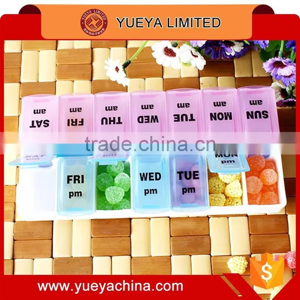 14 Cells Double Rows Medicine Box Case photo-2