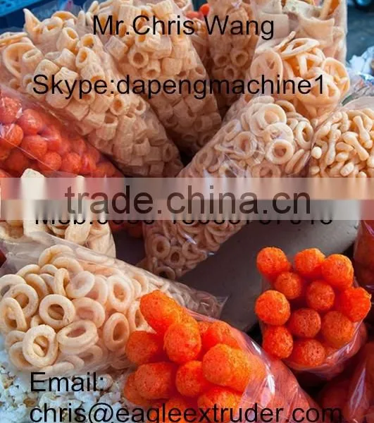 High Yield Medium Capacity Corn Puff Snack Extruder Machine / Equipment photo-2