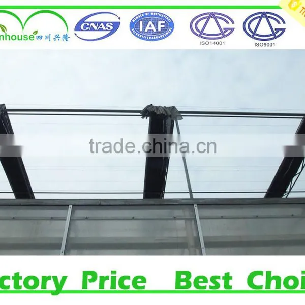 Galvanized Steel Frame Polycarbonate Greenhouse photo-3