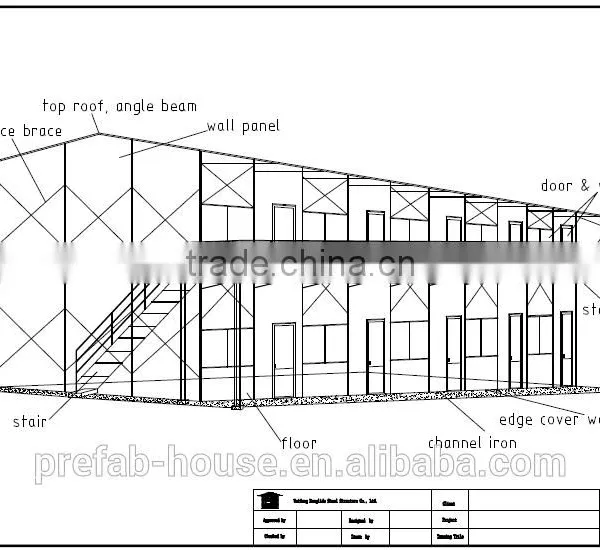 Maldives Temporary Cheap Labor Prefab House Camp photo-6