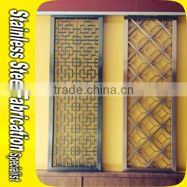 Stainless Steel Decorative Wedding Screen Room Divider For Interior Decoration photo-6