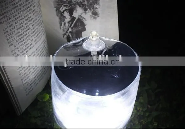 Factory Direct Sale Foldable Solar Inflatable Camping LED Lamp Outdoor Waterproof Portable Camping Colorful Night Light photo-5