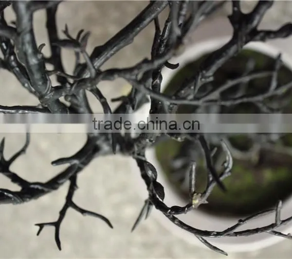 Man Made Resin Craft Artificial Led Light Bulb Potted Tree photo-3