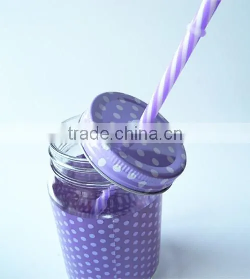 Hot New Products for 2017 420ml Colorful Mason Jar for Drinking photo-4