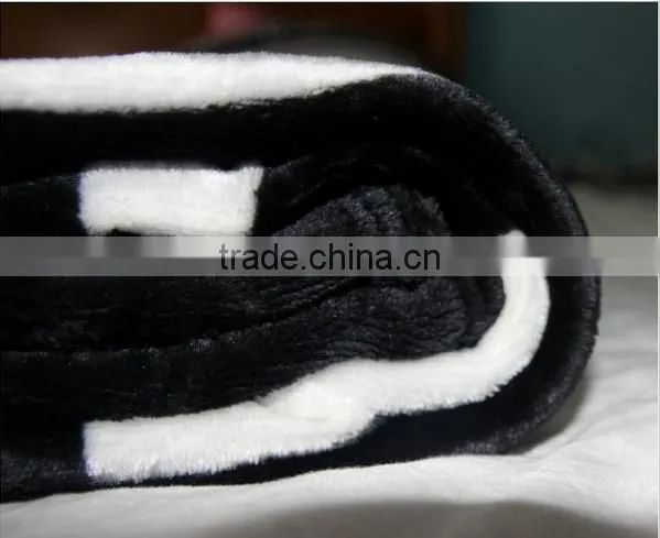 HOT Brand Black Throw Flannel Fleece Blanket 150x200cm With Luxury Brand Logo Shawl Nap Travel Blankets Couverture Polaire Manta photo-2