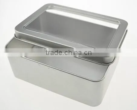 PVC Clear Window Metal Tin Box photo-4