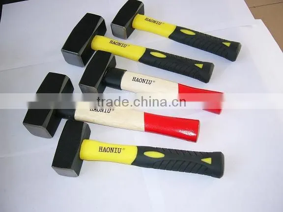 Drop Forging Stoning Hammer Head With Wooden Handle photo-3