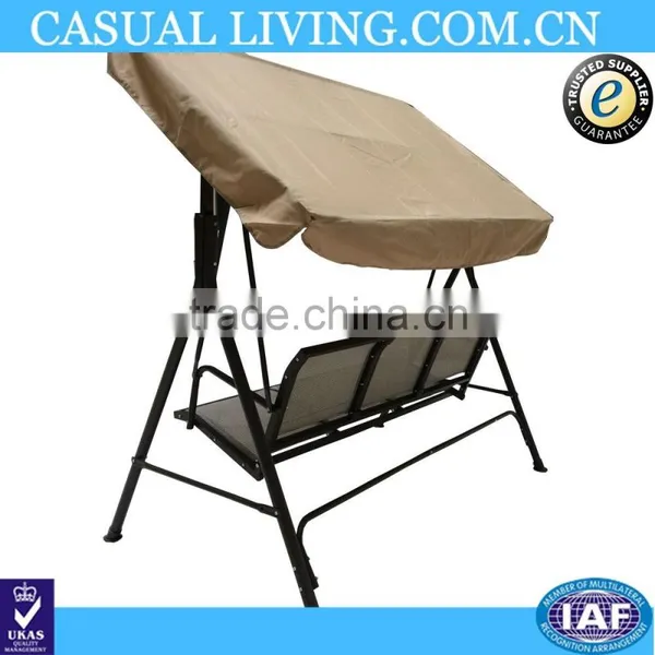 Outdoor 3 Seat Cushioned Swing Chair photo-3