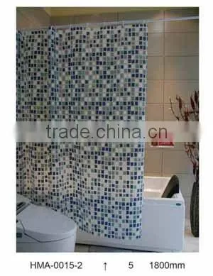 PVC Waterproof Plastic Shower Curtain Designs photo-6