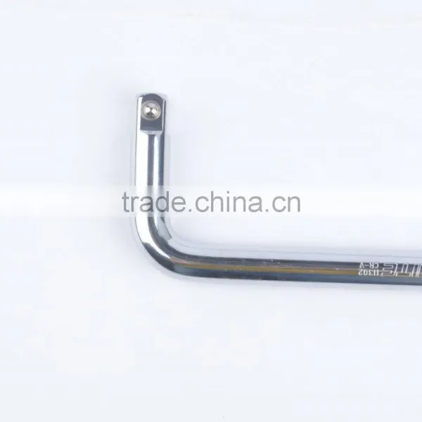 Mirror Surface CR-V 12.5mm Socket Ben Extention Rod,polishing CR-V Socket Rod,1/2" Bent Extension Rod photo-6