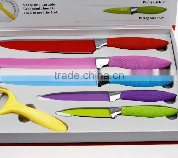 52002 6pcs Non-stick Knife With Pphandle photo-3