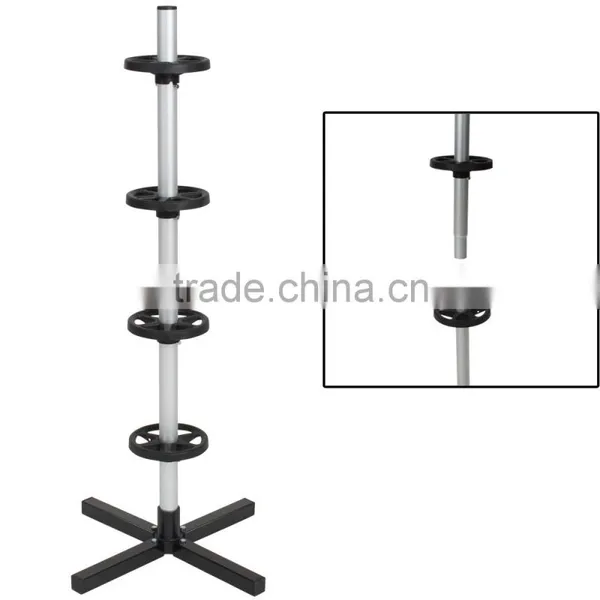 Aluminum 4 Car Wheel Display Holder Tire Stand photo-2