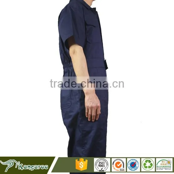 100% Cotton Short Sleeve Lightweight Summer Coveralls For Men photo-4