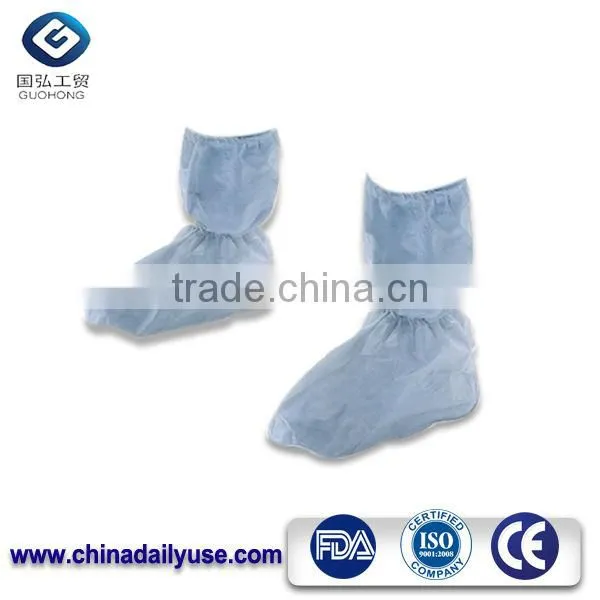 Medical Disposable Plastic Boot Cover With Elastic photo-2