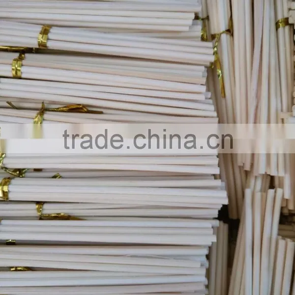 3mm*17.5cm*6pcs/pack Natural Rattan Stick Packaged With Gold Metal Strap for Reed Diffuser