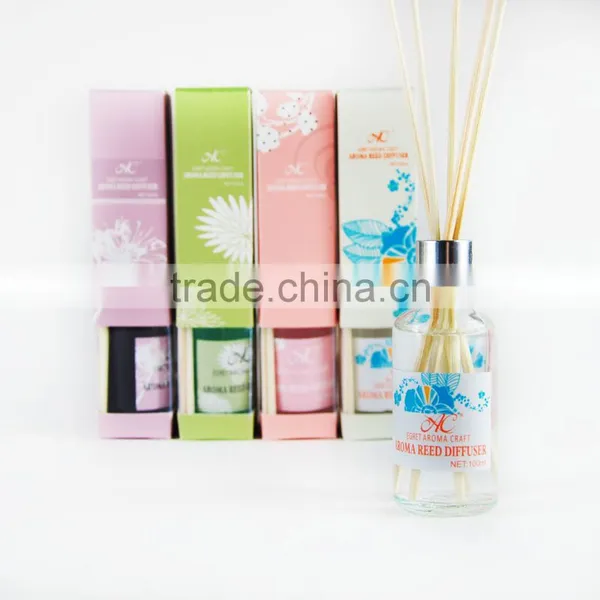 Popular Customized Glass Bottle With Rattan Sticks for Hotel Automatic Air Freshener photo-4