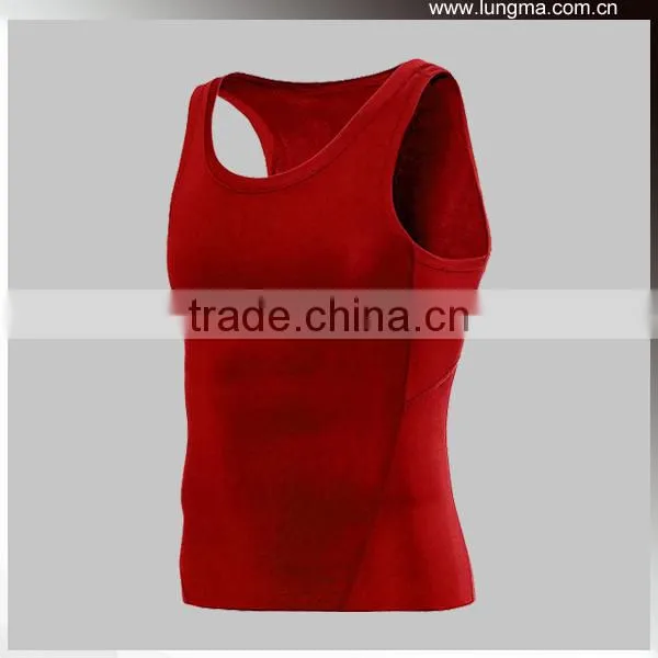 OEM Womens Sleeveless Compression Vest Tank Top photo-3