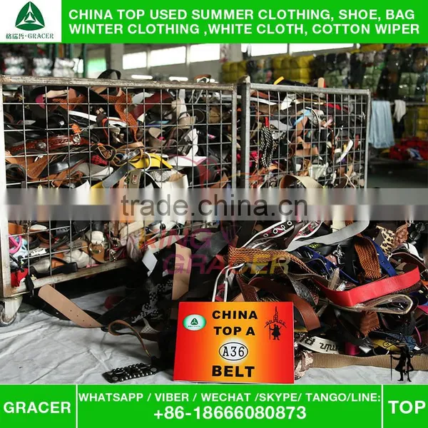 Gracer Wholesale Buyers Blanks Fashion Unisex Second Hand Used Leather Belt Men photo-3