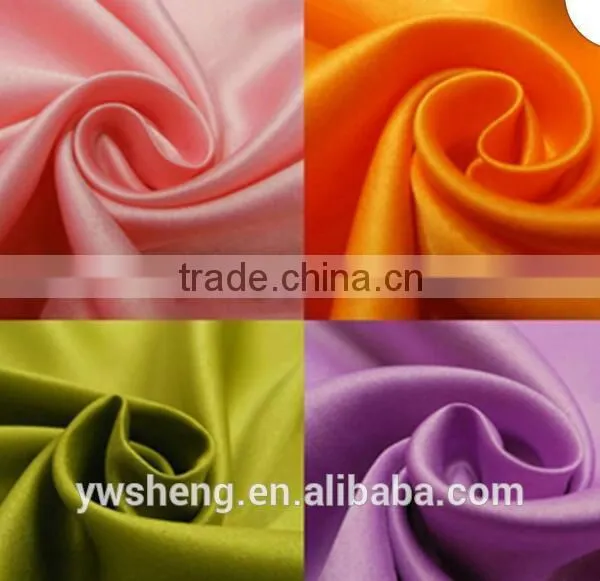Factory Custom100*200D Fancy Cheap Polyester Matte Western Satin Fabric photo-2