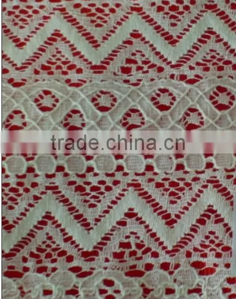 R&H New Product In China Narrow Lace Trim Floral Embroidery 100% Cotton Lace Trim photo-4