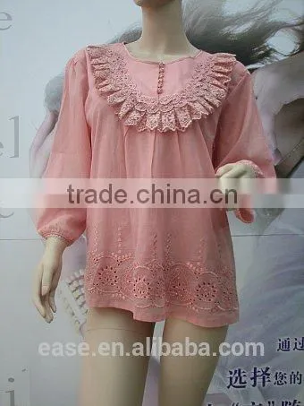Woman Embroidery Jumper Long Blouse photo-2