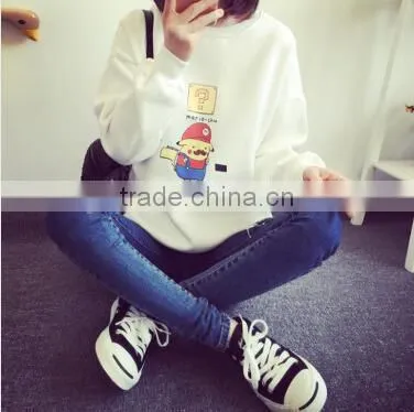 Wholesale Thick Warm Autumn Winter Harajuku Pullover Women Hoodies photo-3