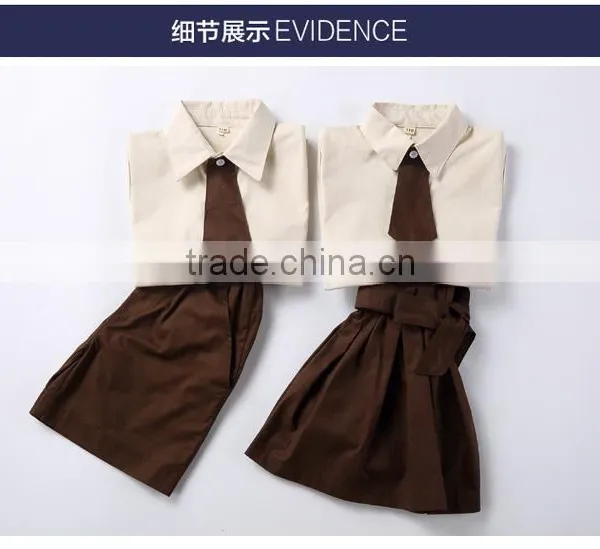 Juqian 2016 Quality School Uniform Factory Hot Sale Primary Kids Girls School Uniform Dress photo-6