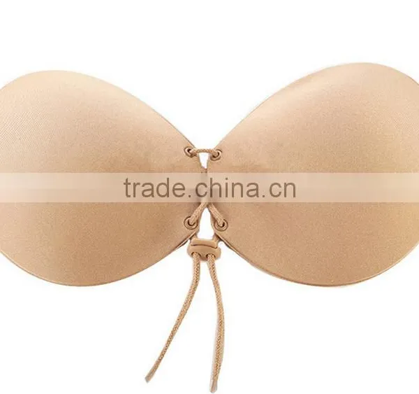 Wholesale New Women Invisible Adhesive Gel Strapless Backless Chest Breast Push up D E F Bra photo-2