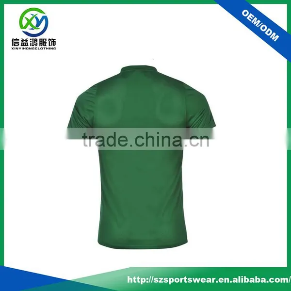 Custom Performance Polyester Mesh Men's Seamless t Shirt in Green photo-2