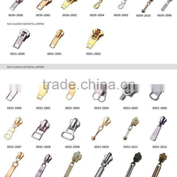 SGS Certified OEM & ODM Wholesale Newest Fashion Metal Zipper Slider for Suitcase With Low Price photo-3