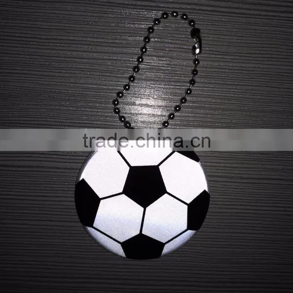 China New Design Reflective Promotion Custom Reflector Soft PVC Keychain photo-3