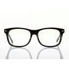 Black Round Cellulose Propionate Eyeglass Frames For Myopia Glasses , Classic Thin