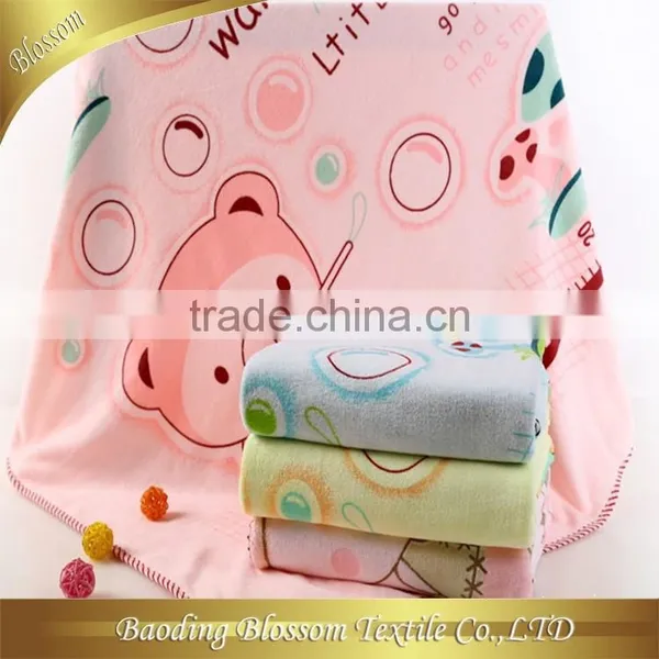 High Quality Soft Printed Super Absorbent Custom Microfiber Beach Towel Baby 60*120cm