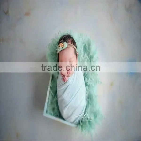 Curly Round Felted Blanket Basket Filler Newborn Wool Blanket Backdrop Photography Props Background Fully Wool Basket Stuffer photo-4
