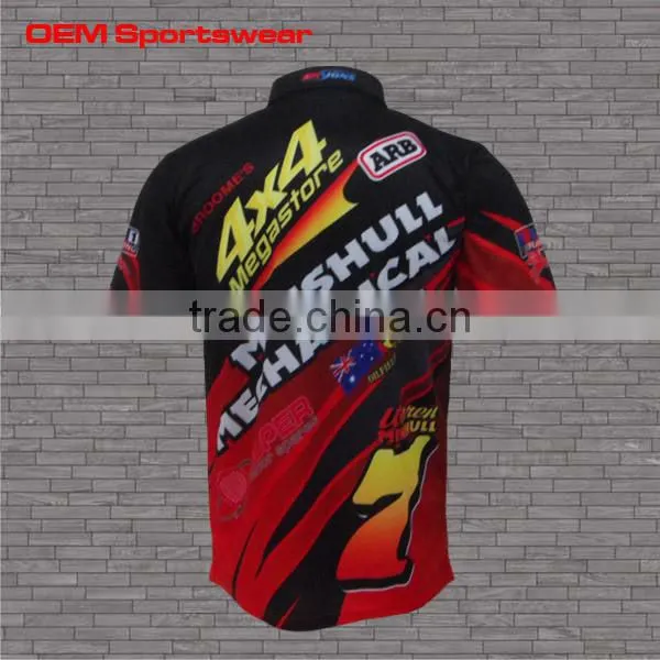 Cudtom Motorcycle Racing Crew Shirts Suits photo-2