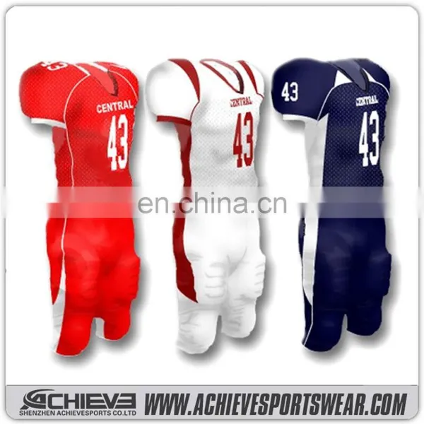 Design Your Own Custom Sublimation American Football Jerseys Blank American Football Jerseys China photo-5