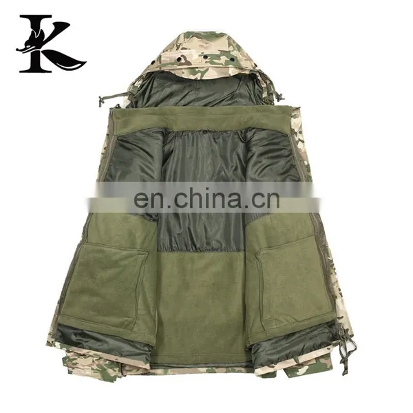 Mens Camouflage Tactical Jacket Waterproof 3 in 1winter Jacket photo-6