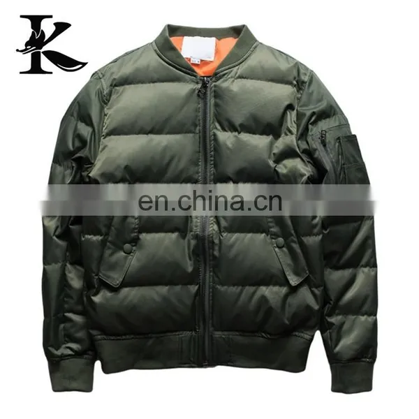 Wholesale Blank Padding Bomber Jackets for Men