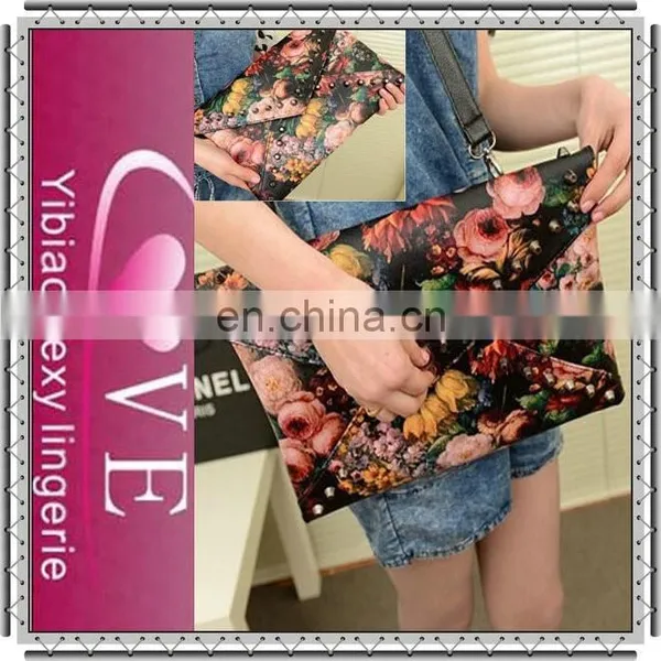 2015 Hot Popular National Wind Women Handbags Plain Canvas Clutch Bag photo-3