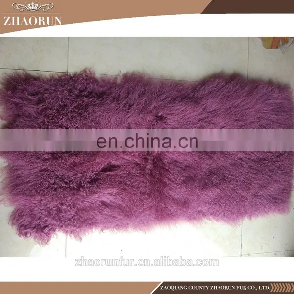 100% Real Factory Price Mongolian Lamb Fur Plate for Garment photo-4