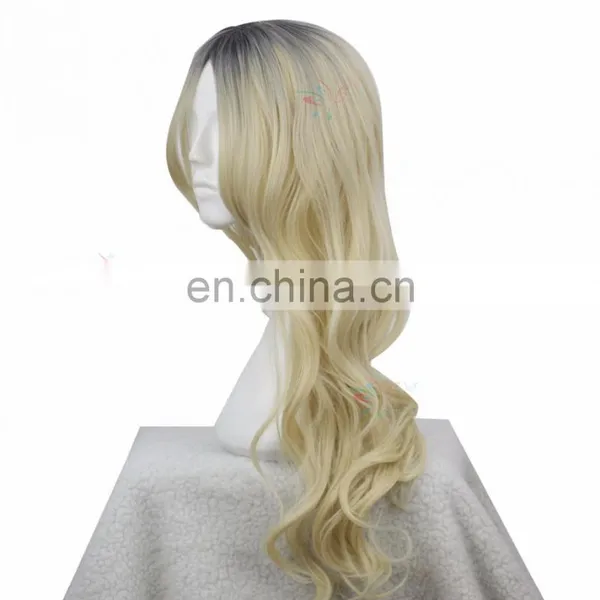 Styler Brand Wholesale Cheap Long Blonde Cosplay Wig photo-3