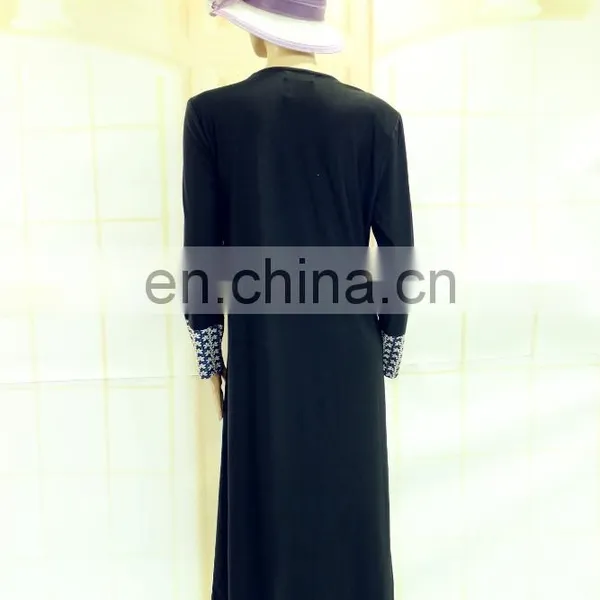 Wholesale Jalabia Beaded Flower Dubai Modern Abaya Kaftan photo-3