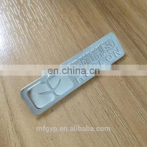 Laser Logo Metal Lapel Pin Name Tag With Safety Pin photo-5
