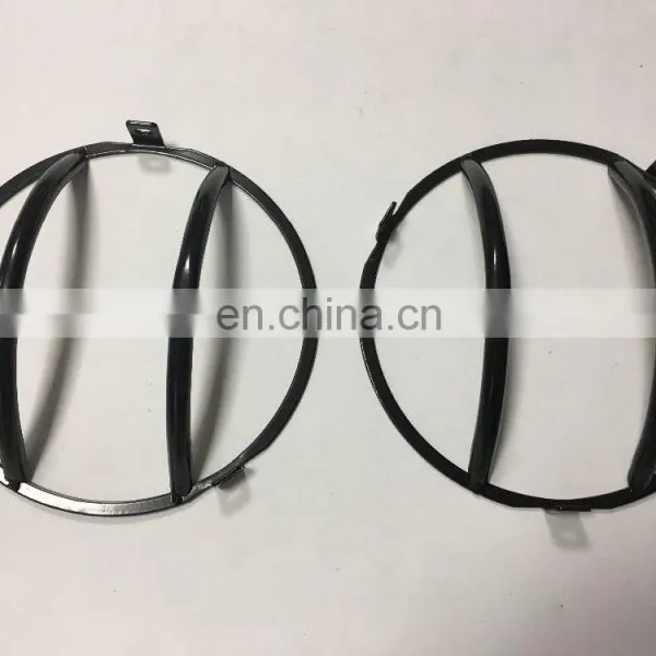 T089 Black Steel Headlight Guard Cover For Jeep Wrangler TJ 1997-2006 photo-6