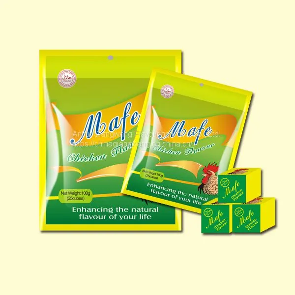 Мафе 4г Кубики бульона с ароматом халяльной курицы